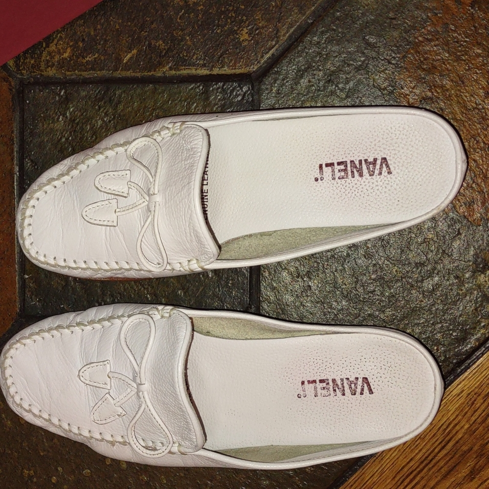 White Vaneli shoes